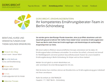 Tablet Screenshot of doris-brecht.de